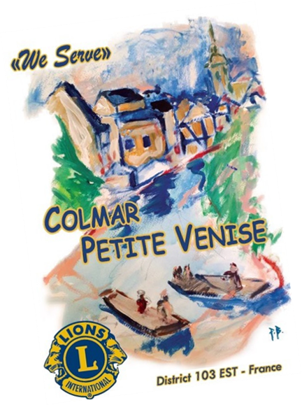 Logo du lions Club Colmar petite Venise
