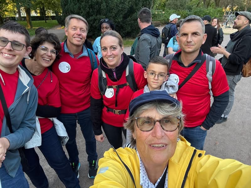 Selfie avec Matthieu, Delphine,Manu T., Stéphine Still, Yann, Manu S. et Chantal